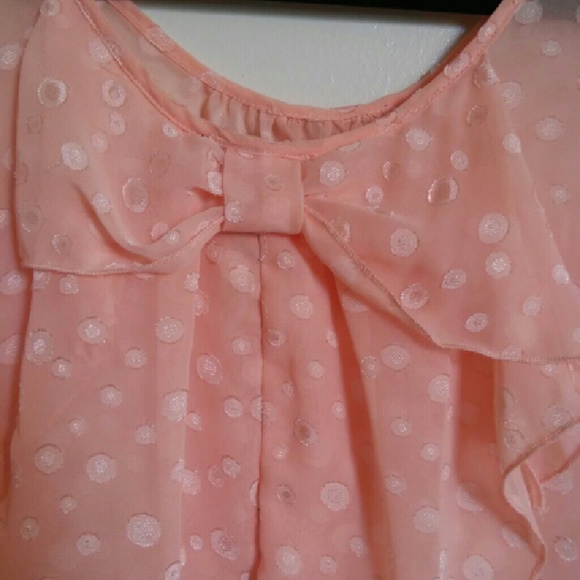 Pink poka dot shirt - Picture 3 of 4