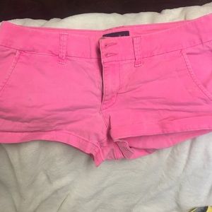 American Eagle pink shorts
