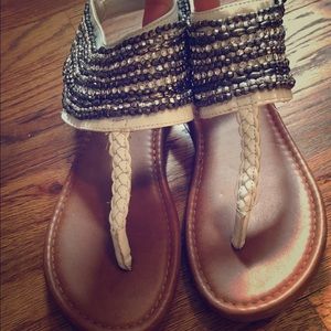 Justice  woman's Size 6 Gladiator Sandals