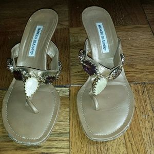 Manolo Blahnik kitten heels