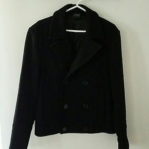 Mens French connection peacoat wool jacket