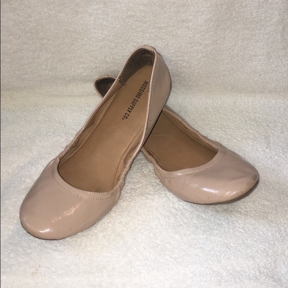 tan ballet flats