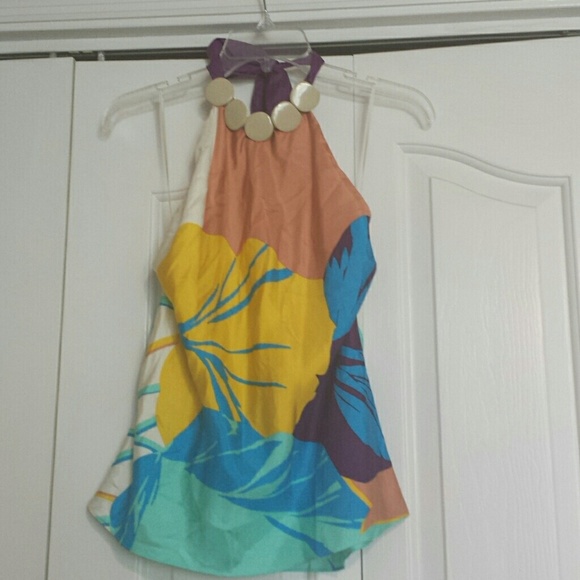 Tibi New York Tahitian Silk Top