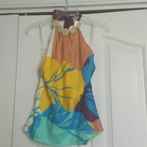 Tibi New York Tahitian Silk Top