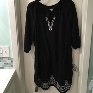 Black and white dress