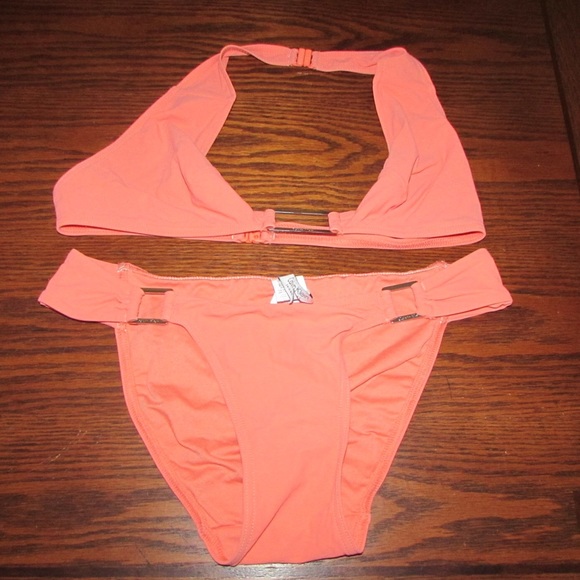 Calvin Klein coral bikini👙💋