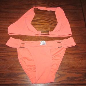Calvin Klein coral bikini👙💋