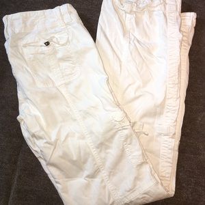 White stretch jeans