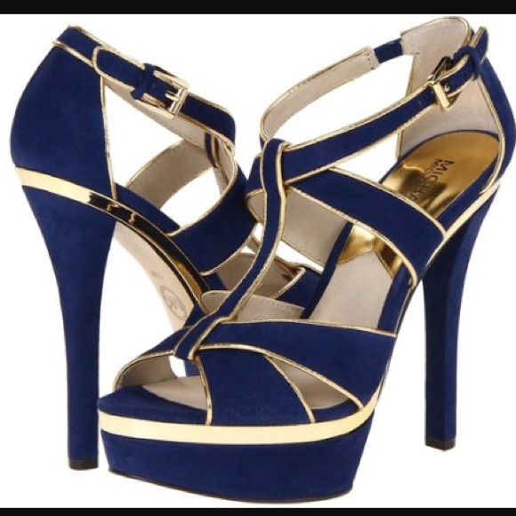 Michael Kors Royal Blue Heels