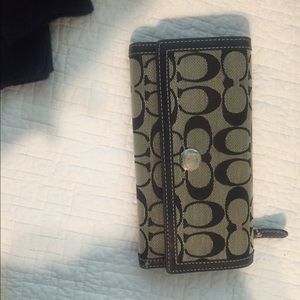 Authentic coach wallet