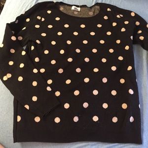 Old navy polka dot sweater