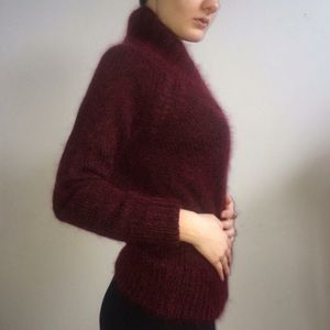 Burberry Brit maroon wool sweater, new.