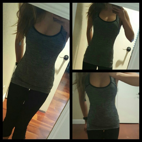 Black Trim Active Top