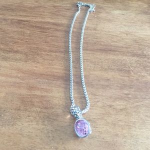 Pink Gemstone Necklace