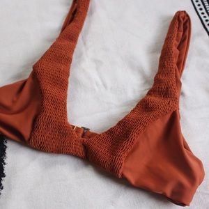 Tori Praver for Target Bikini top in Rust