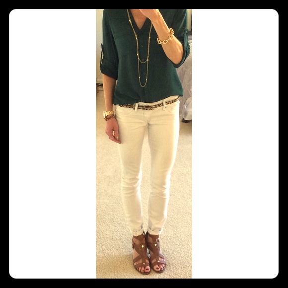 #5 Express White Mia Legging Mid-Rise style #5