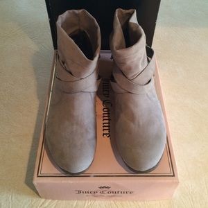 FINAL REDUCTION! JUICY COUTURE GRAY ANKLED BOOTS!