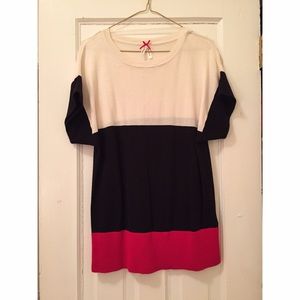 Color Block Sweater/Sweater Dress