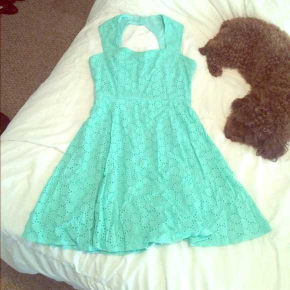 Turquoise blue, never worn dress, forever 21