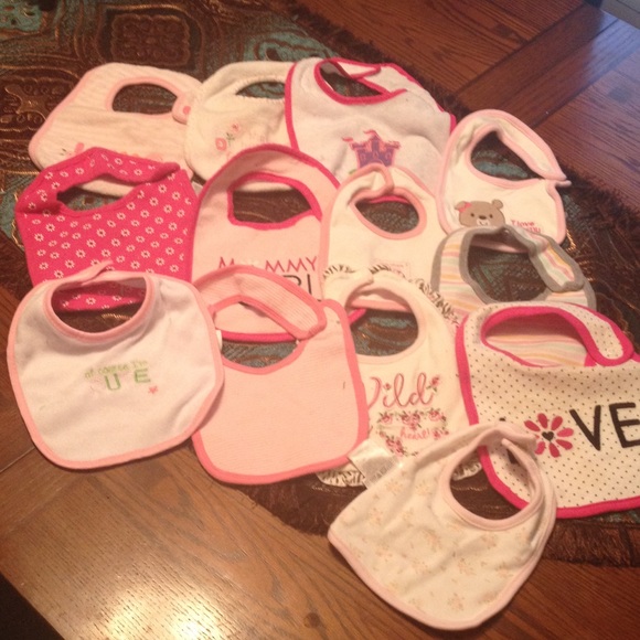 Baby girl bibs