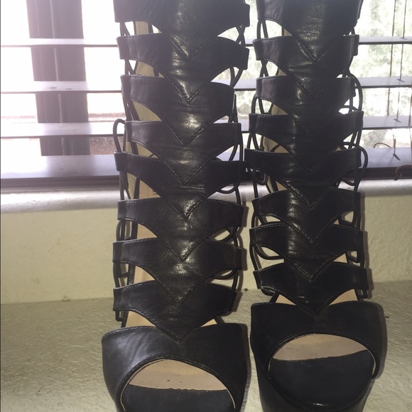 Strapped up heel