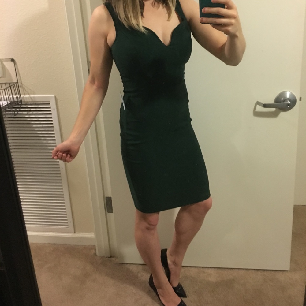 Emerald Green Charlotte Russe Dress
