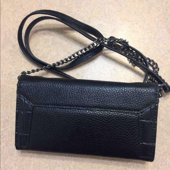 New Treesje Genuine Leather crossbody clutch. - Picture 2 of 4