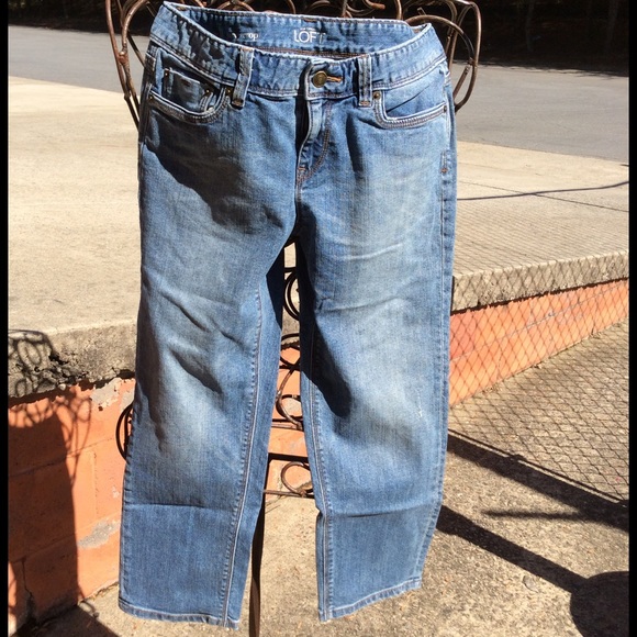 Ann Taylor Loft crop jeans