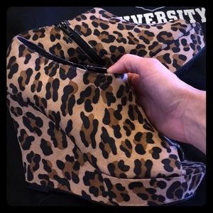 Mossimo cheetah wedges