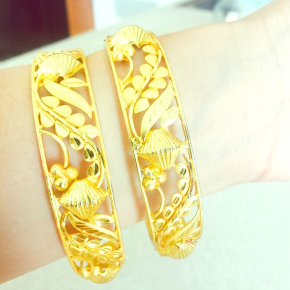 Golden bangles
