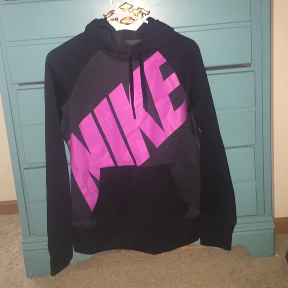 Black/dark grey/pink Nike Hoodie