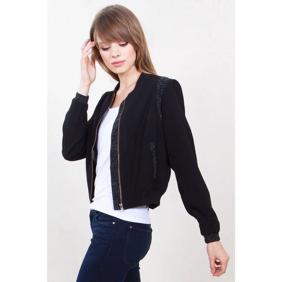 SOLDTiger Embroidered Knit Bomber - Picture 2 of 4