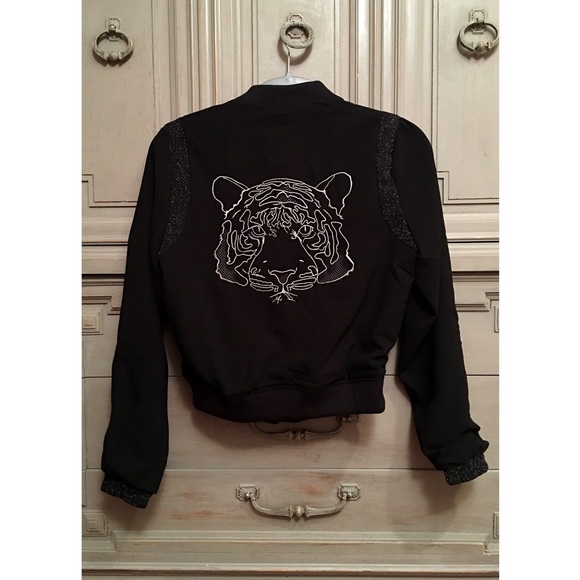 SOLDTiger Embroidered Knit Bomber - Picture 4 of 4
