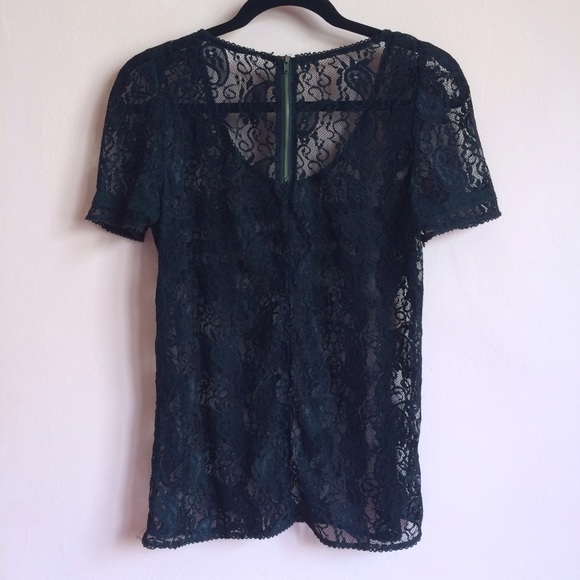 Vintage Black Lace Tee - Picture 3 of 3