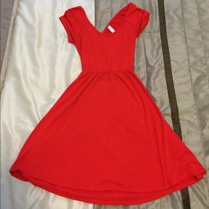Little red dress! Perfect for early spring&summer!