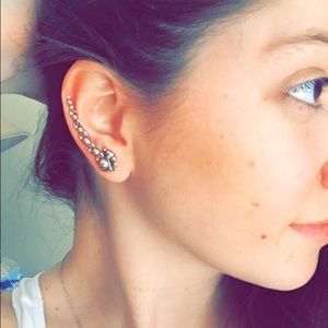 Ear climber earrings
