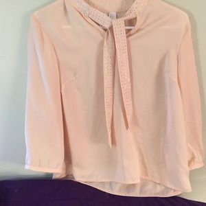 quarter sleeve blouse with gems!