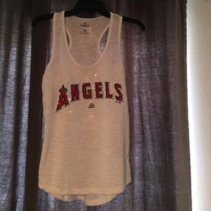 sparkly Angels racerback tank