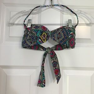 Aztec Print Bikini Top