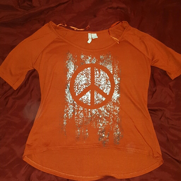 Red camel name brand shirt