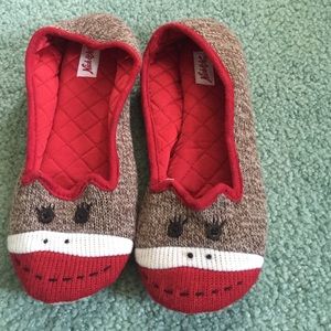 Cute monkey slippers