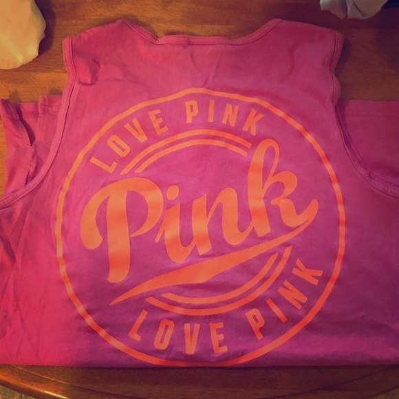 PINK campus tank