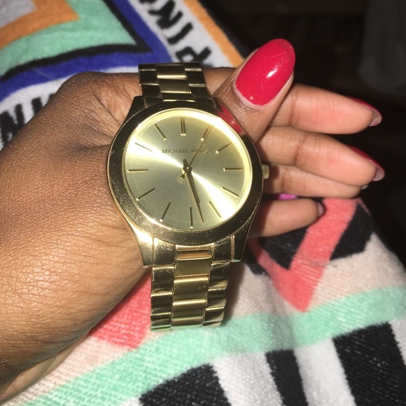 Authentic Gold MK Watch