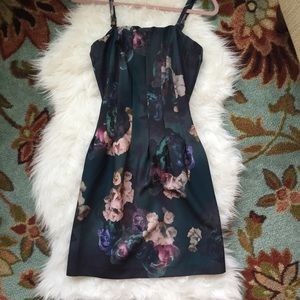 Strapless floral formal H&M dress