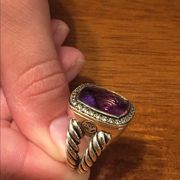 David Yurman amethysts albion ring - Picture 2 of 4
