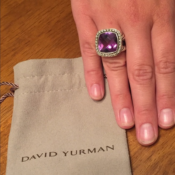 David Yurman amethysts albion ring - Picture 3 of 4