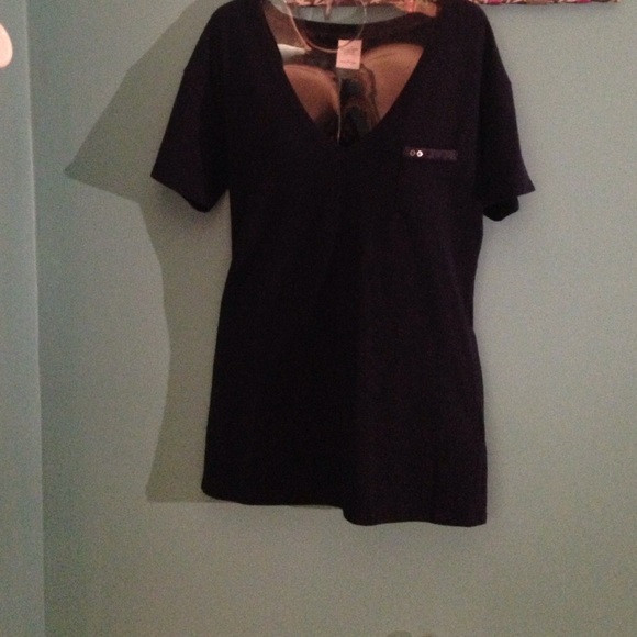Navy blue shirt