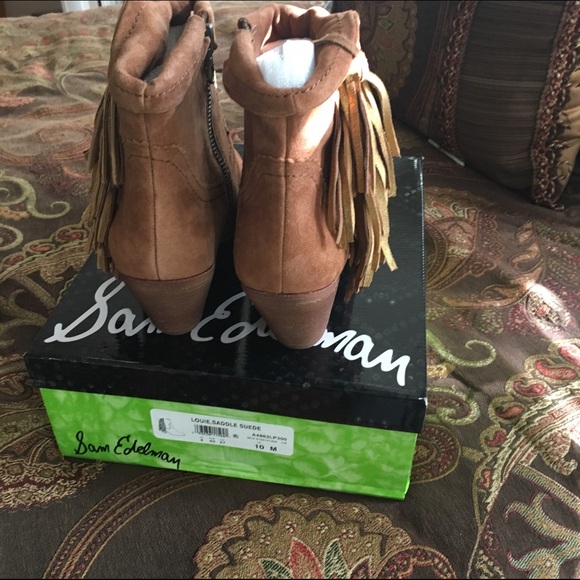 ππHost PickππSam Edelman Fringed Suede Booties - Picture 4 of 4