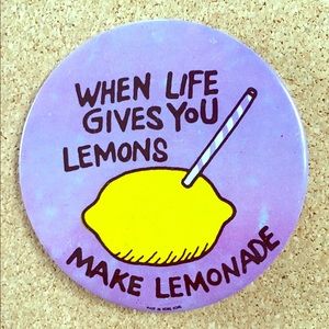 Vintage "When Life Gives You Lemons..." Pin