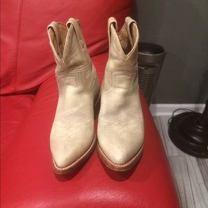 Frye ankle cowboy boots